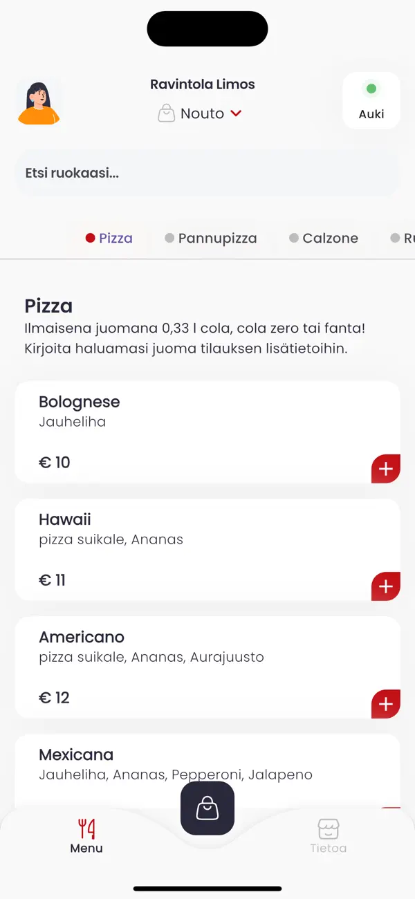 Screenshot #2 pour Ravintola Limos
