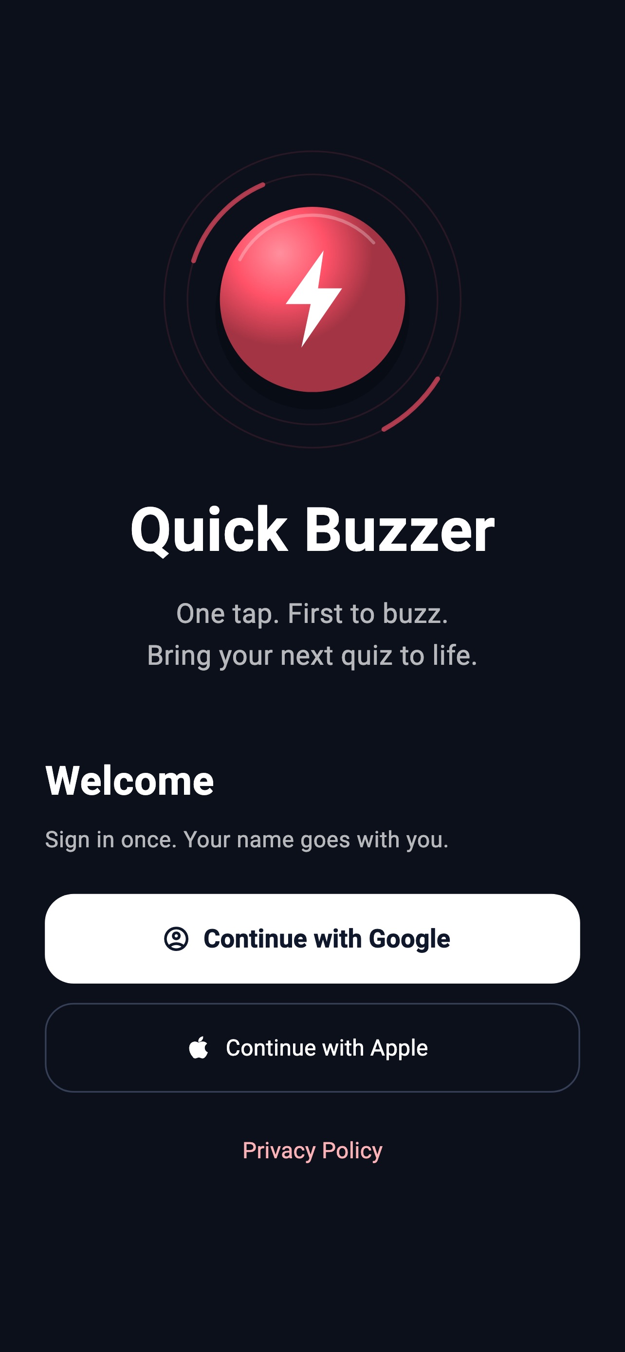 Screenshot 1 of Quick Buzzer: Party Game