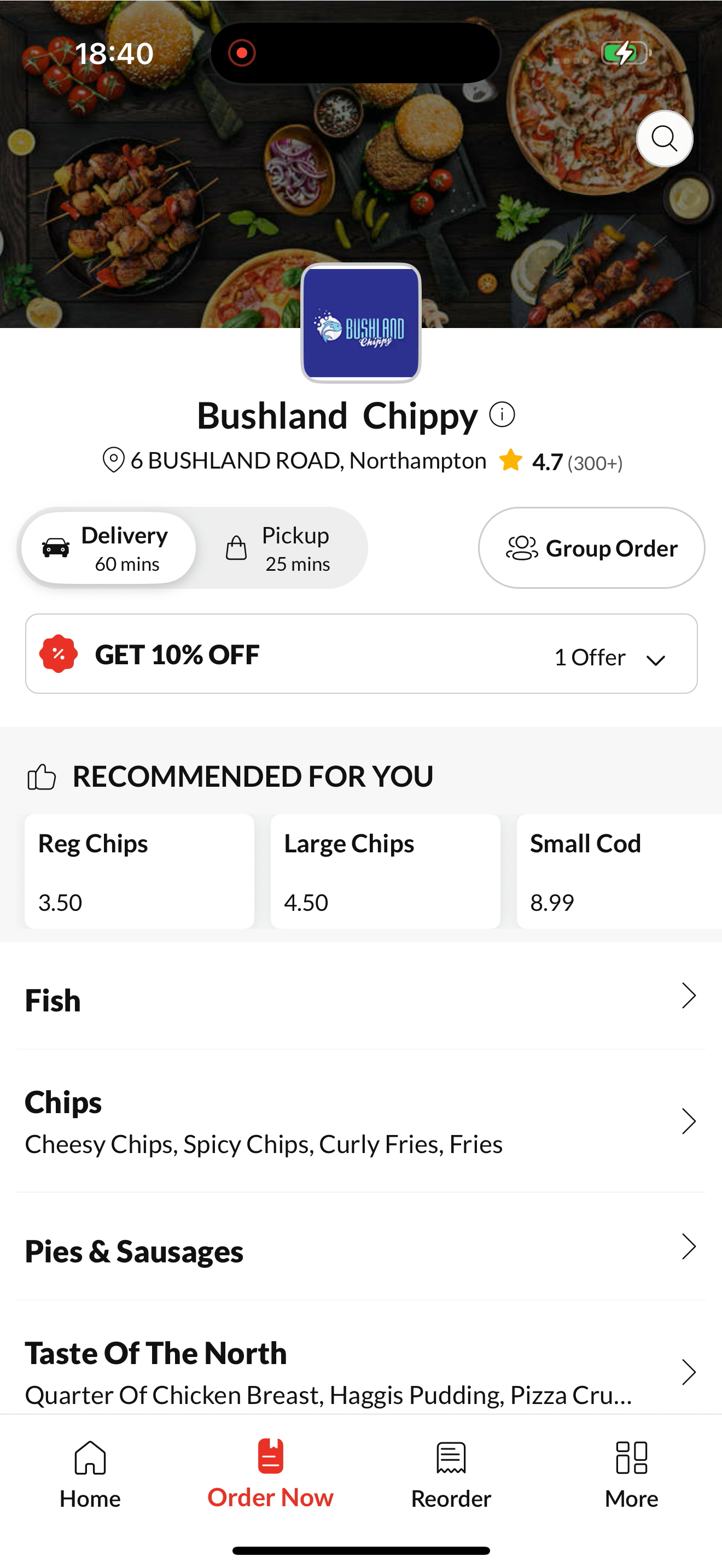 Bushland Chippy Northampton screenshot 3