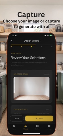 AI Pantry Kitchen Design Room screenshot