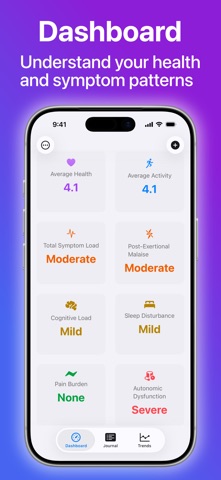 ME Ally: Symptom Tracker Screenshot 1 of 10