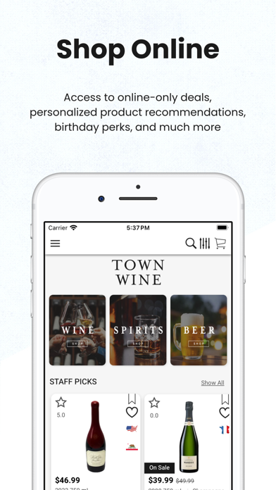 Town Wine & Spirits Screenshot