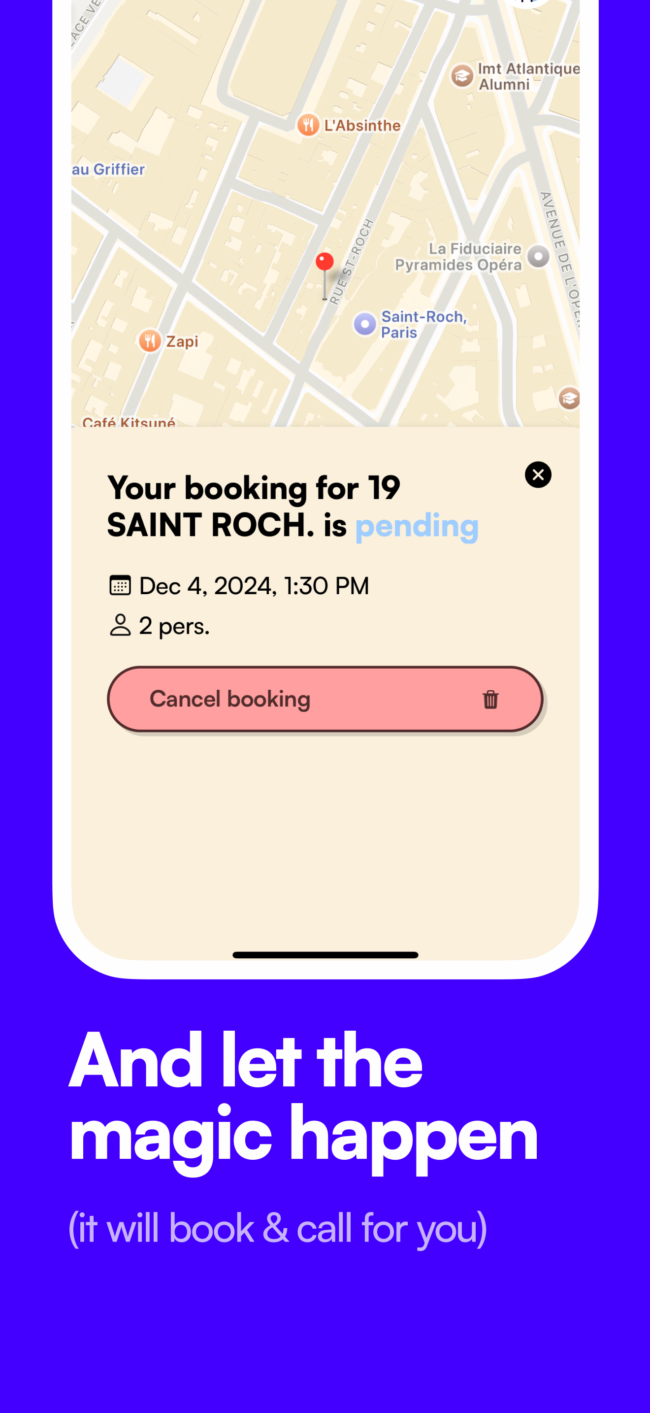 Robbie · IA Table Booking screenshot 4