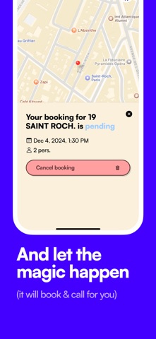 Robbie · IA Table Booking screenshot