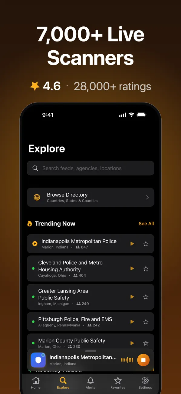 Screenshot #3 pour Police Scanner