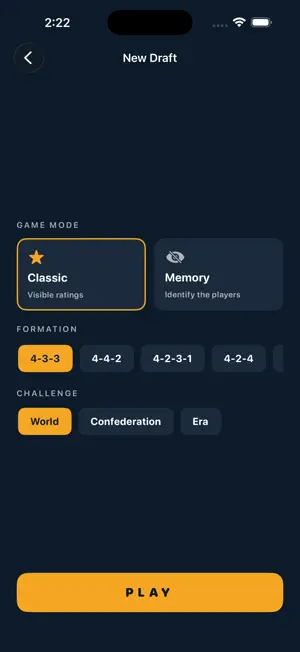 90+ Draft: Football Legends screenshot 2