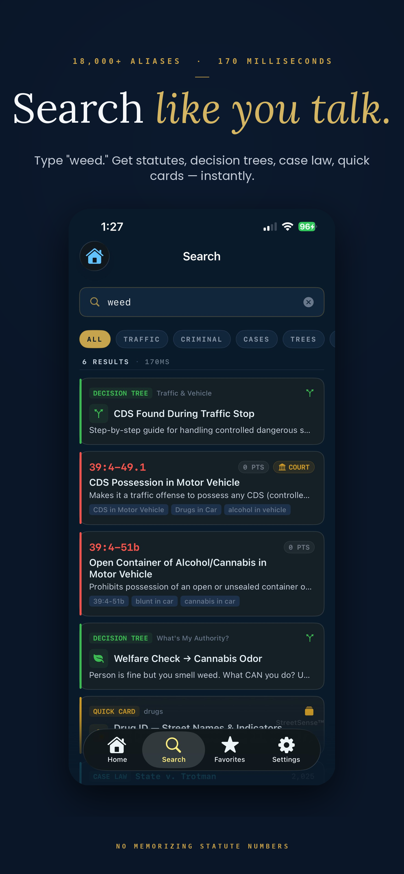 StreetSense — Police Law App