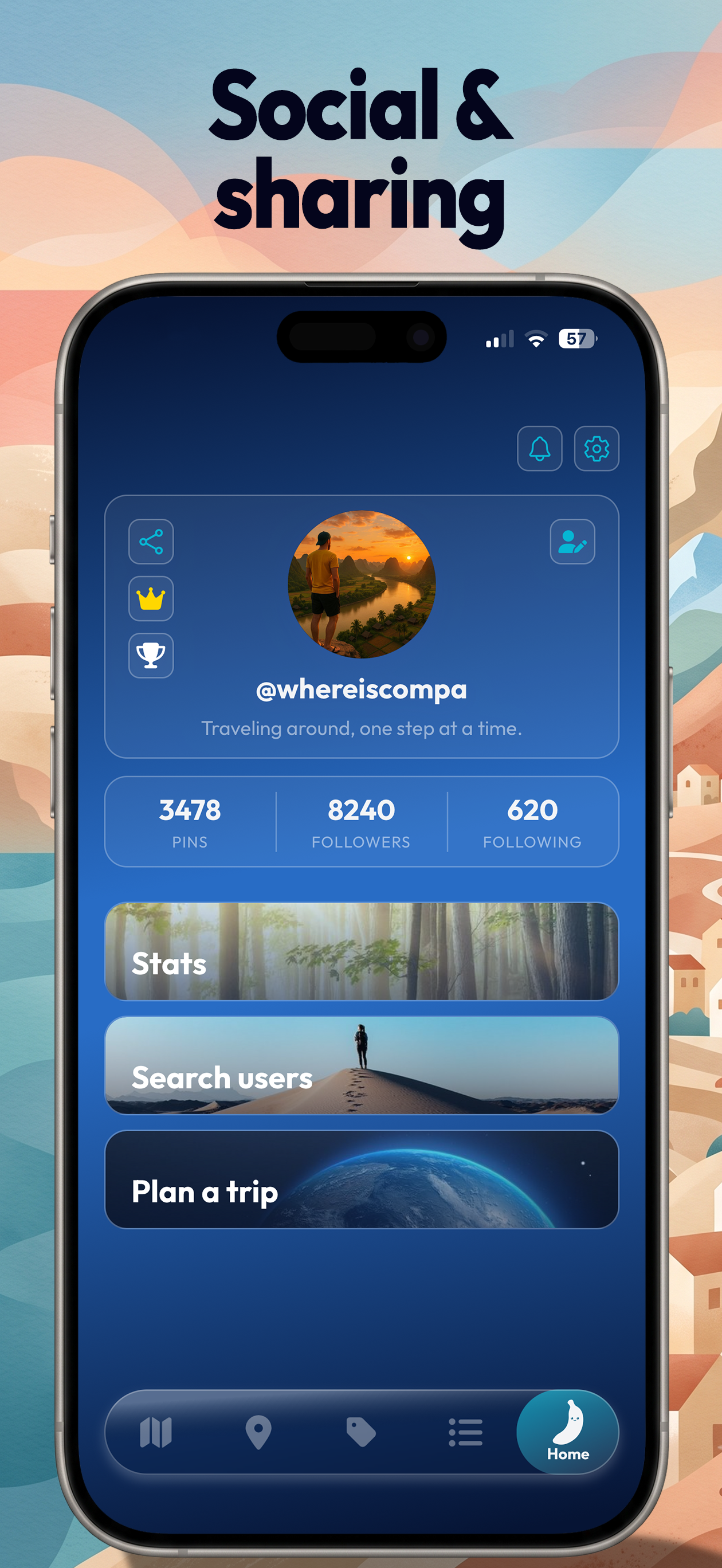 Peel The Map: Free Travel App screenshot 5