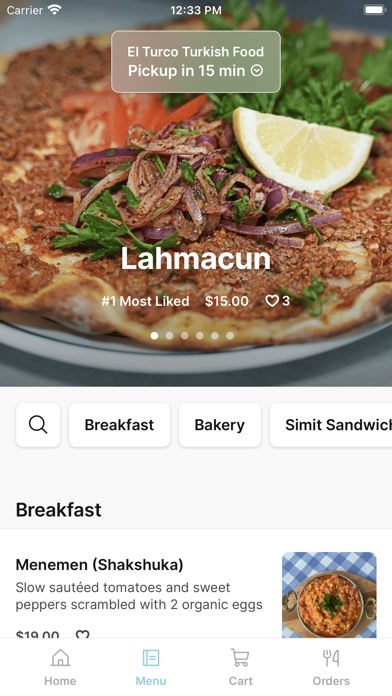 El Turco Turkish Food iPhone screenshot 2 - Food & Drink app