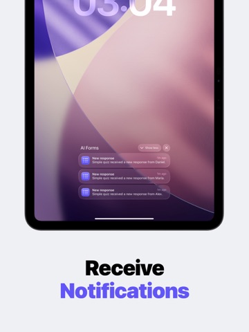 Forms AI+ for Google Forms iPad screenshot