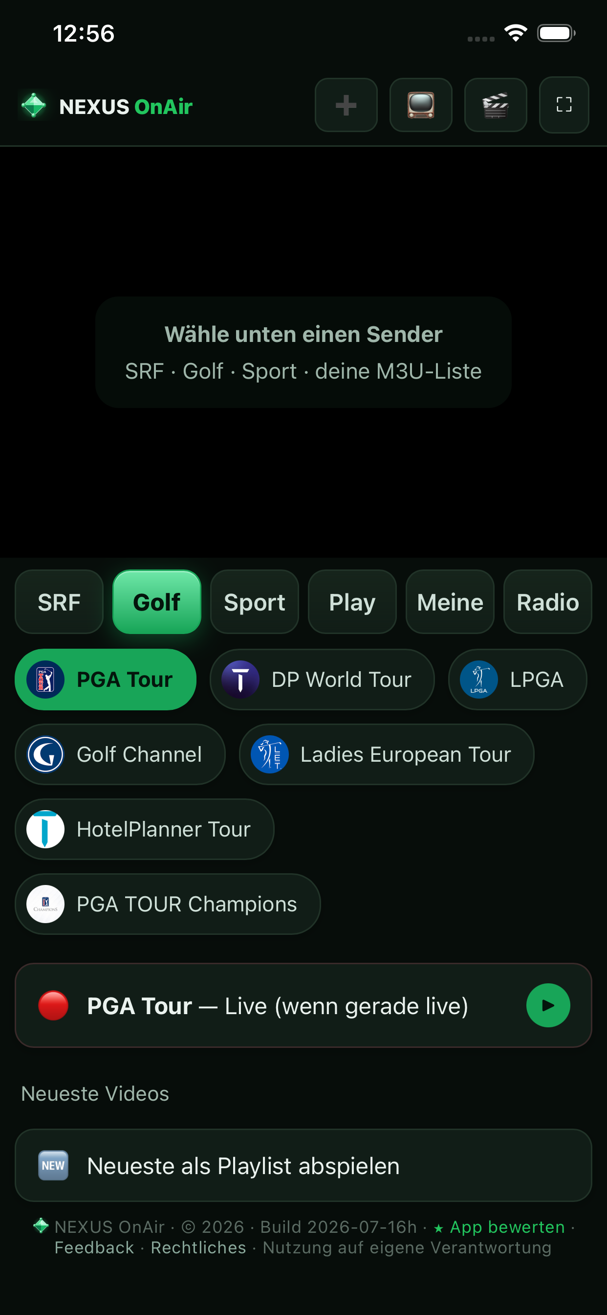 NEXUS OnAir screenshot 2