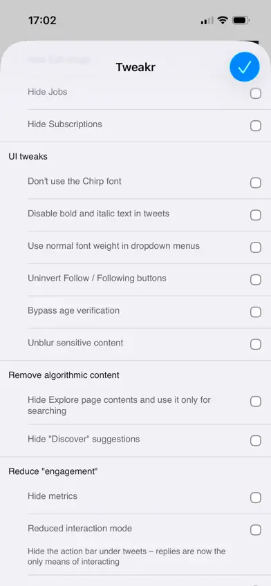 Tweakr: Timeline Controls screenshot 4