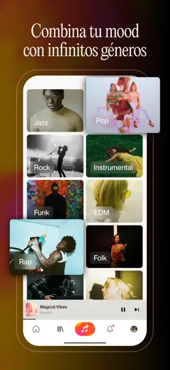 Captura de pantalla de Suno - Creador De Canciones IA en iPhone 2