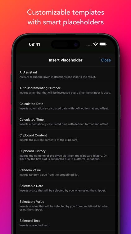 Snippety - Snippets Manager screenshot-5