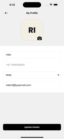 RUNR APP screenshot
