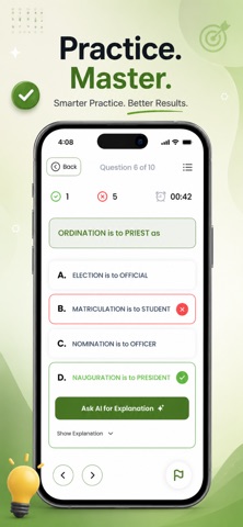 Firefighter Exam Practice Test iPhone screenshot