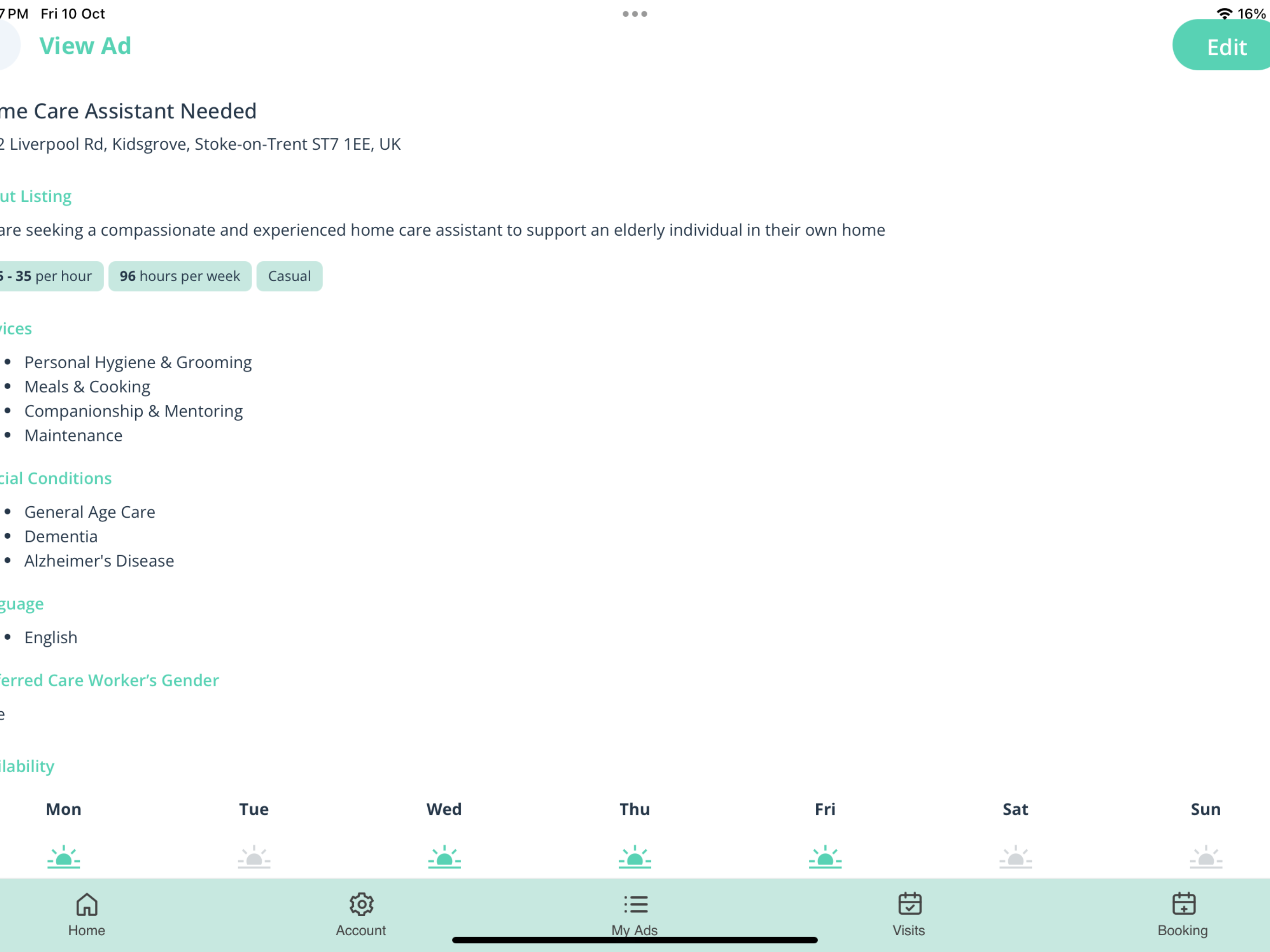 Carer Hub screenshot 13