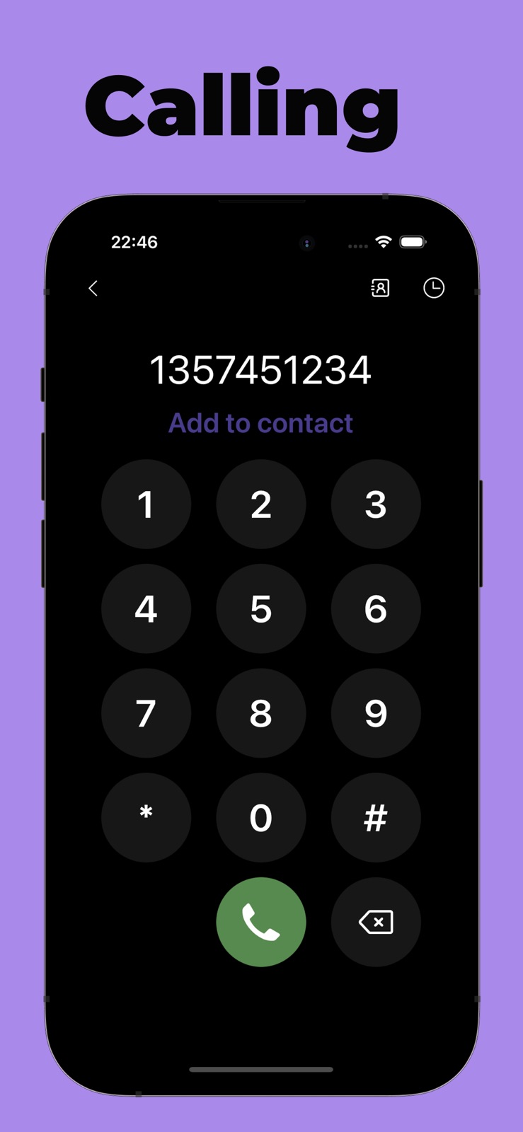 Text App: Phone Call App iphone screenshot 2
