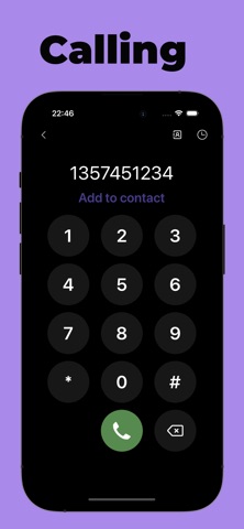 Text App: Phone Call App Screenshot 2 of 3