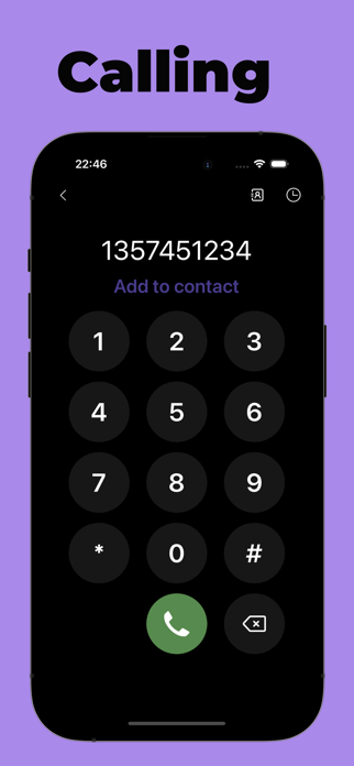 Text App: Phone Call App Screenshot 2 of 3