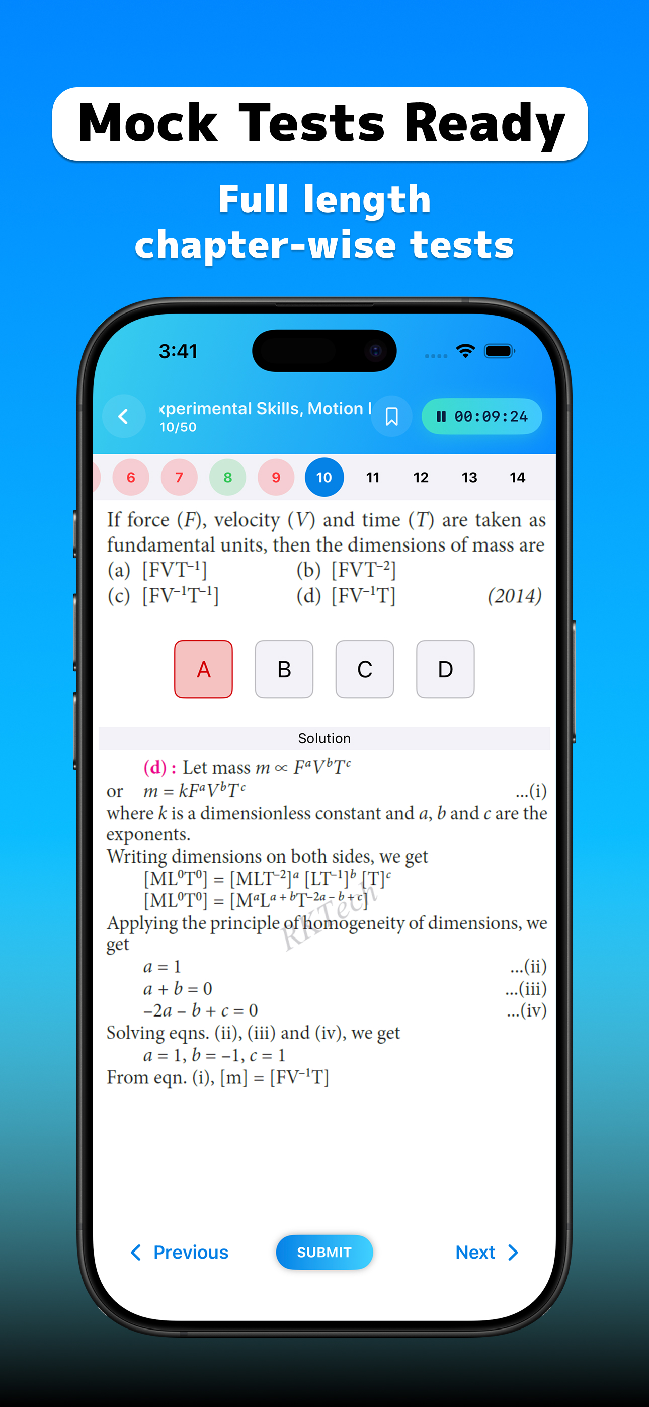 NEET Preparation - Test & PYQs screenshot 4