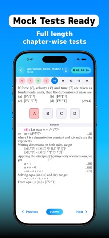 NEET Preparation - Test & PYQs iPhone screenshot