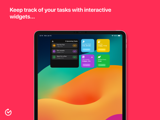 Relog: Task Logger iPad screenshot 4 - Productivity app