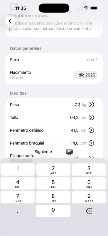 Percentiles Pediatric Charts screenshot 5 of 6