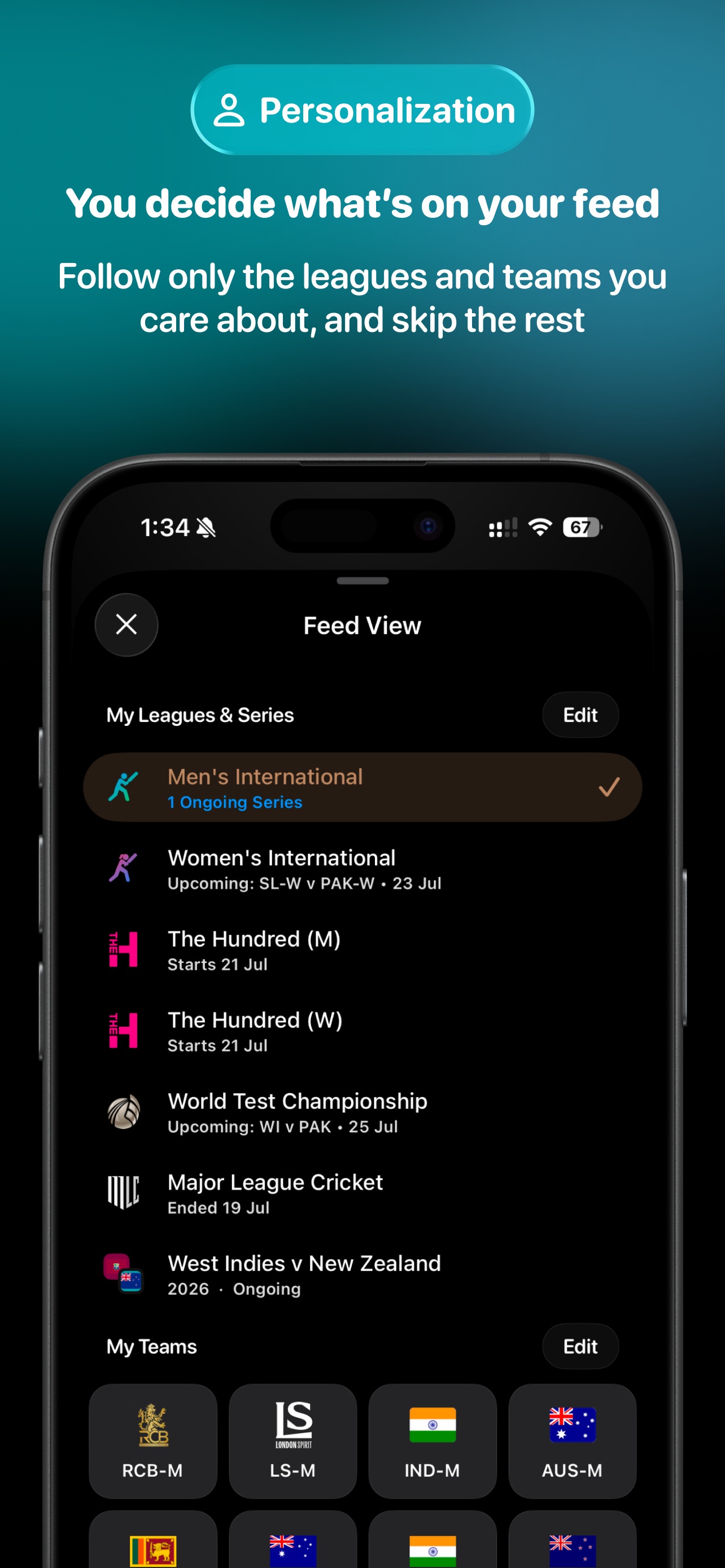 crease: Live Cricket Scores screenshot 2