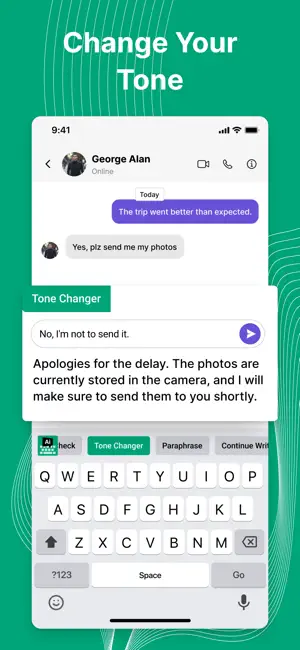 TapAI - AI Keyboard Writer screenshot 4