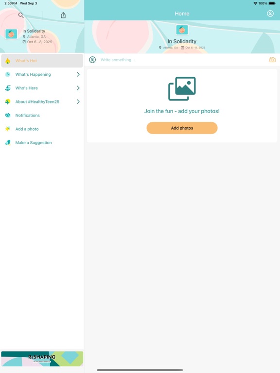 HealthyTeen25 app screenshot 2