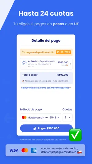 Neat: Pago de cuentas screenshot 4