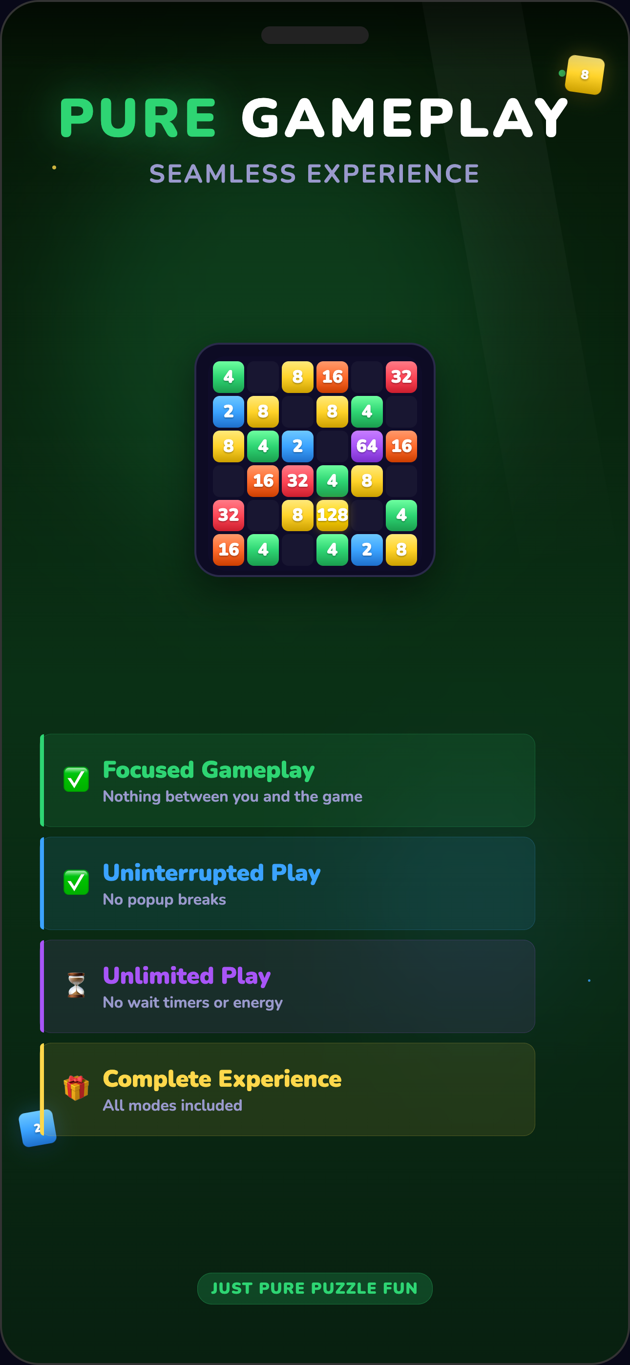 Merge Drop: Number Puzzle Game screenshot 3
