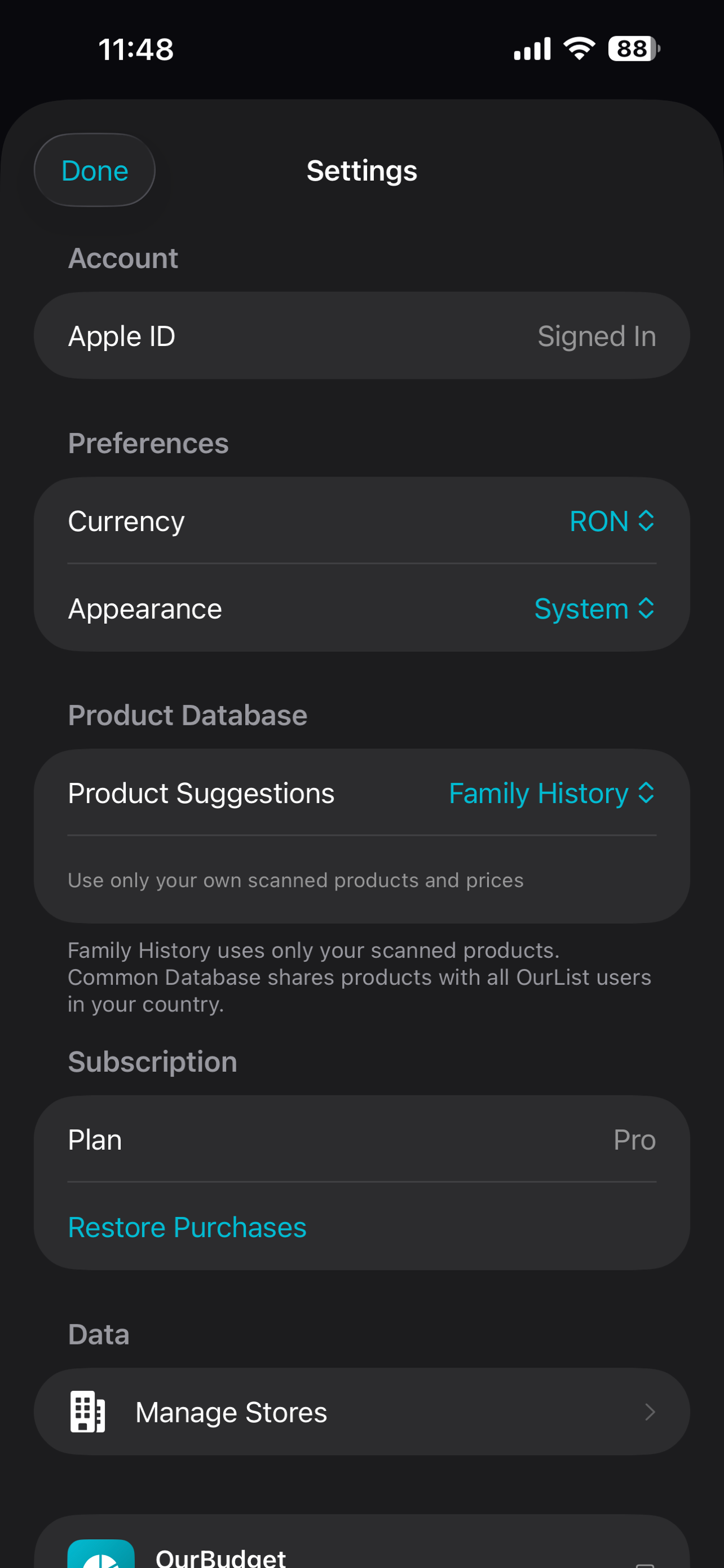 OurList - Family Lists