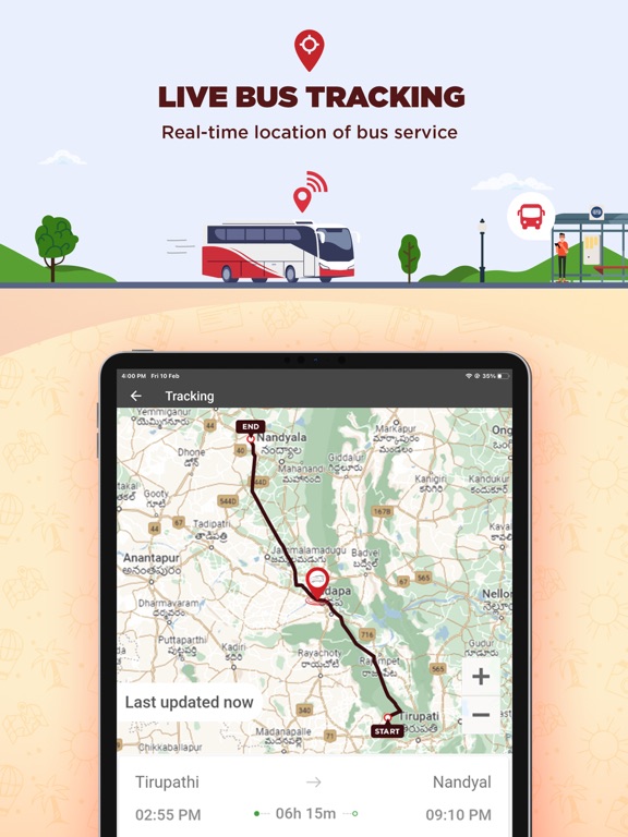 AbhiBus Bus Ticket Booking App iPad screenshot 4 - Travel app