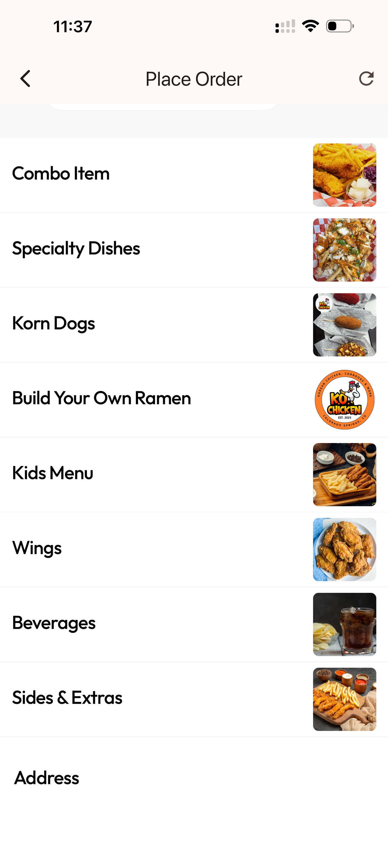 KO Chicken - Colorado Springs