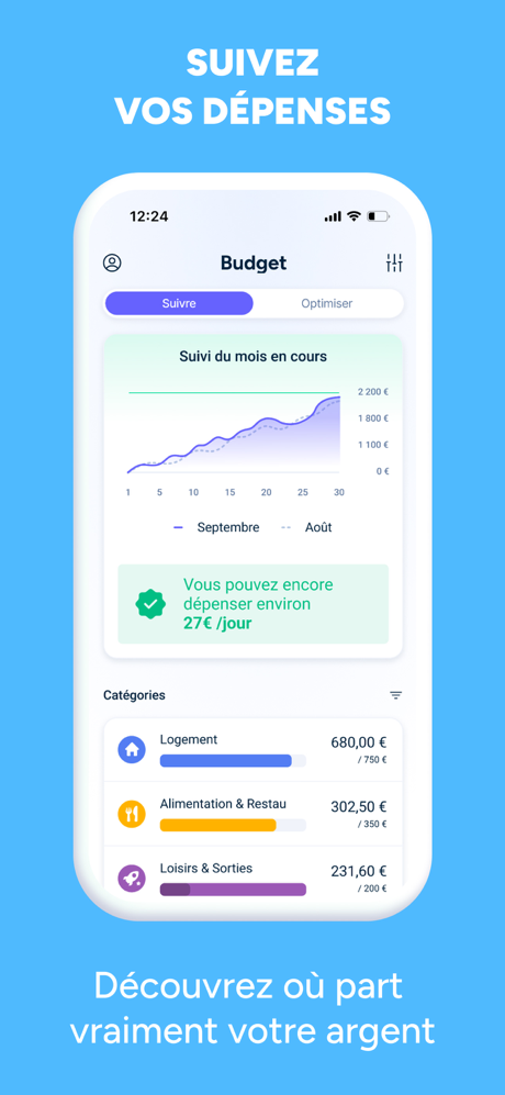 Bankin' - Gérer son budget screenshot 3