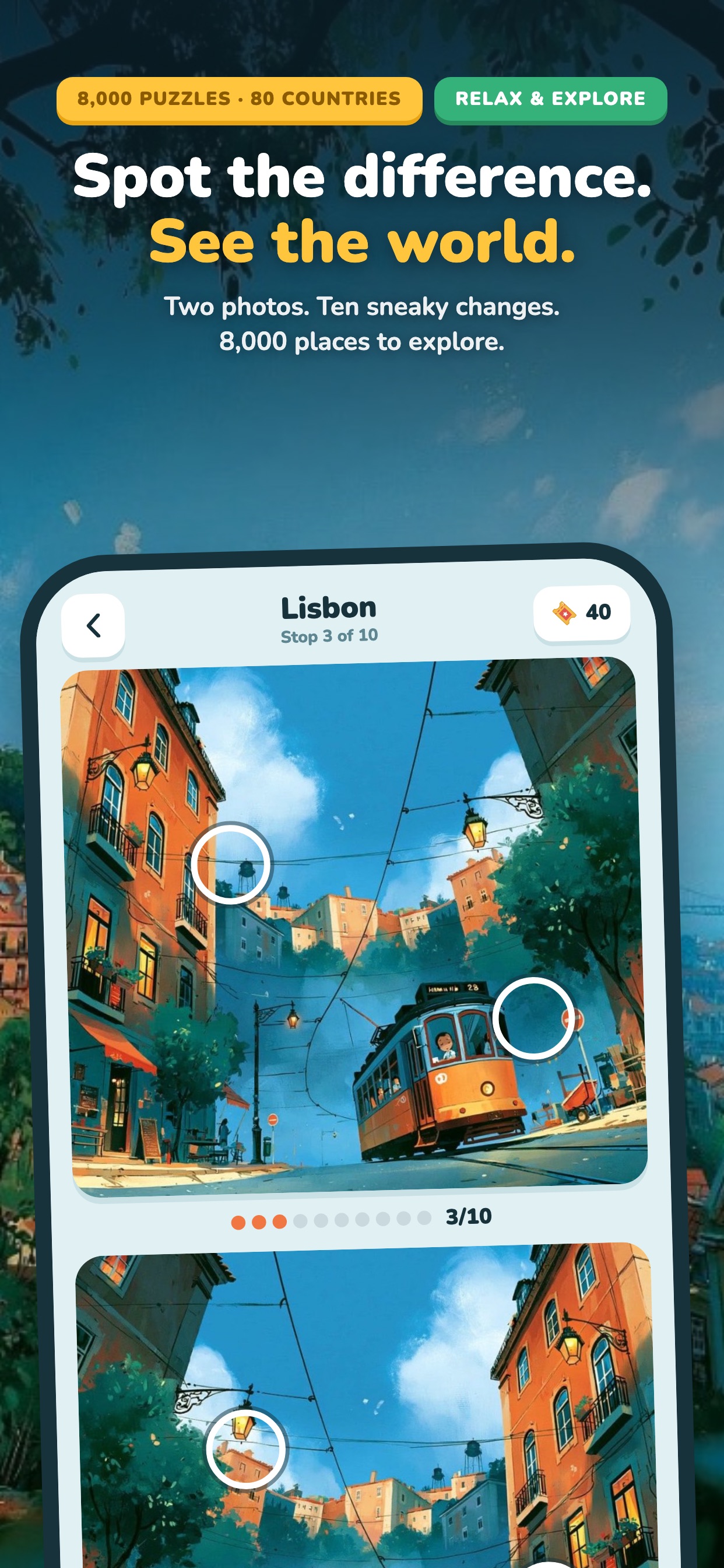Screenshot 1 of WorldHunt: Spot Differences