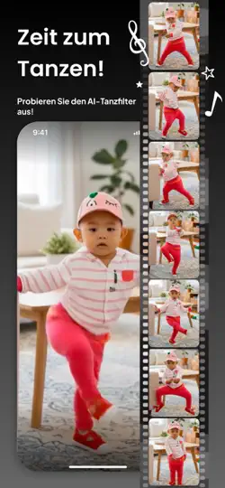 Screenshot von AI Face Swap Video, Filter auf dem iPhone 2