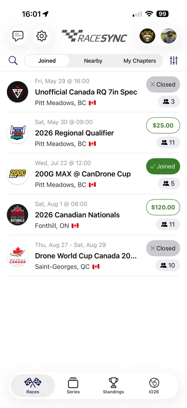 Screenshot #1 pour RaceSync