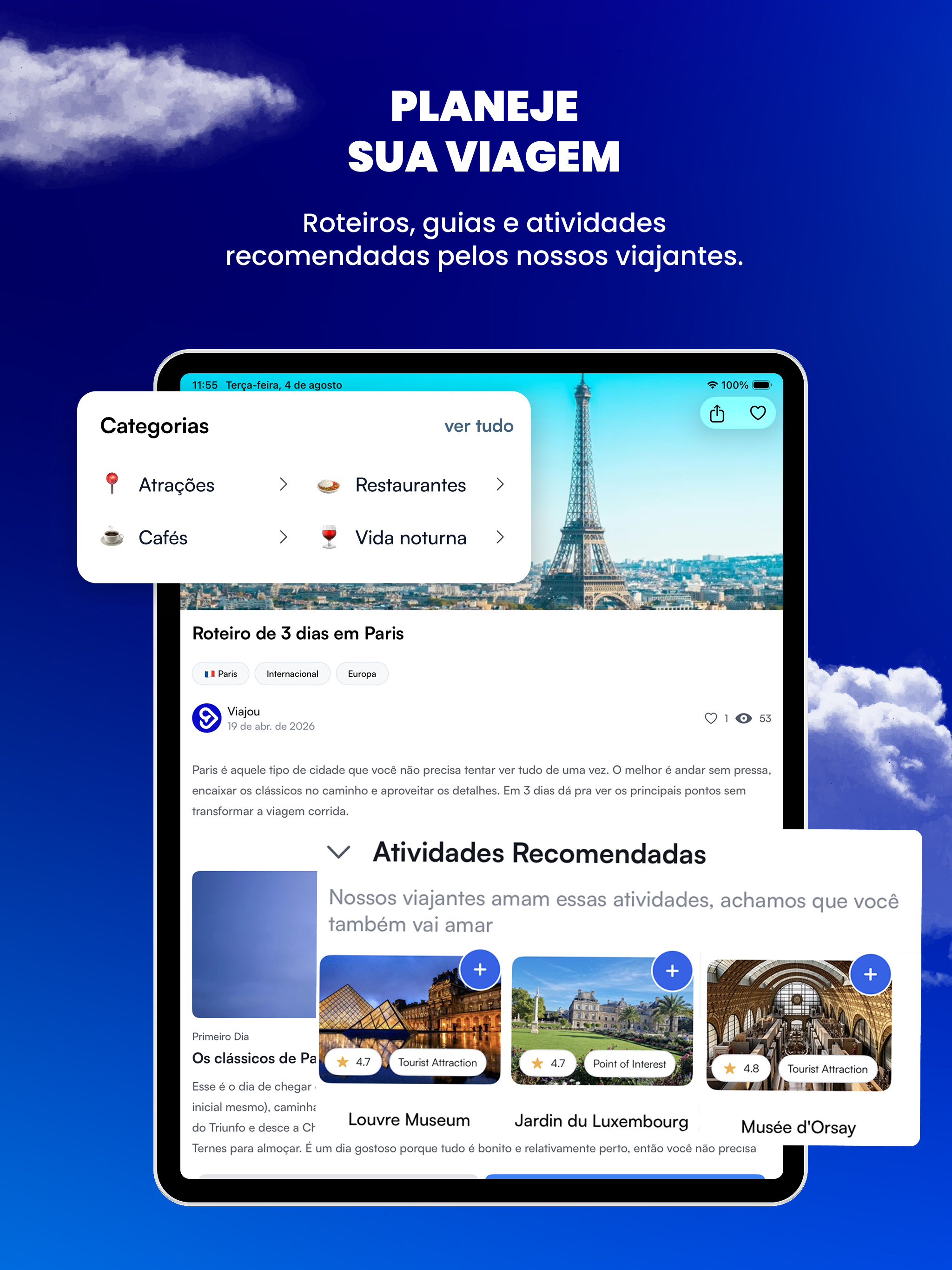 Viajou - Organizar Viagens screenshot 11