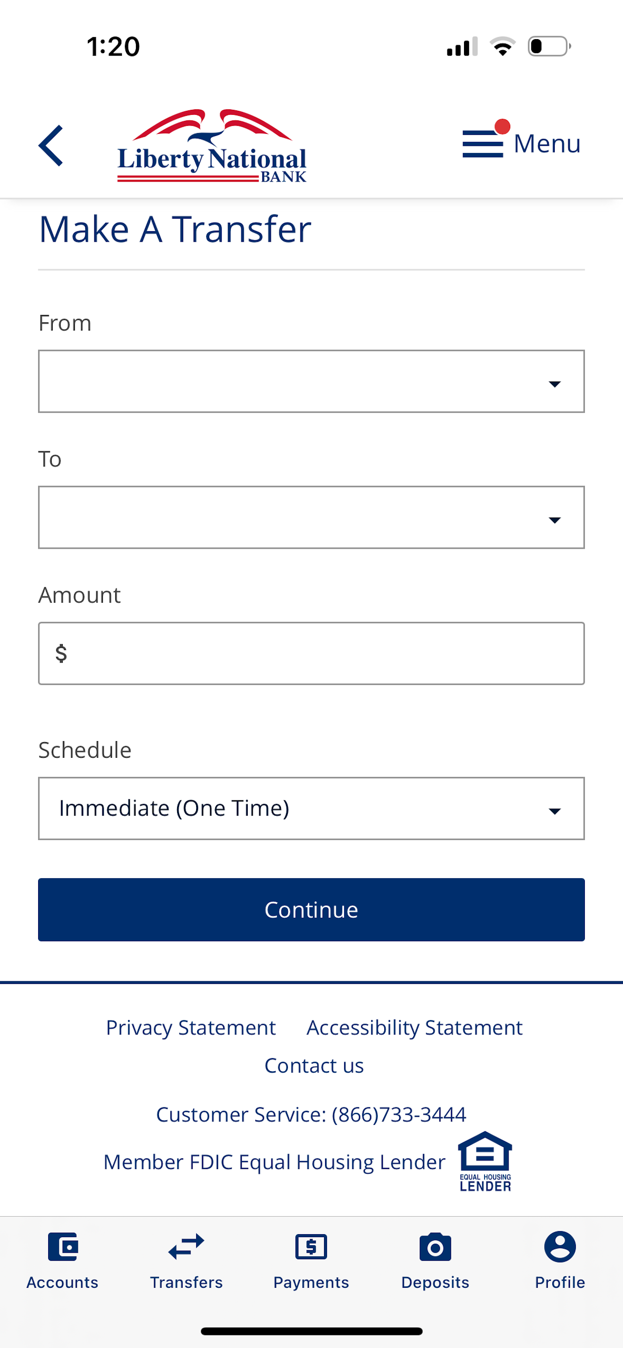 Liberty National Bank screenshot 4