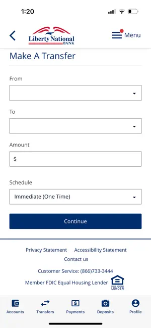 Liberty National Bank screenshot 4
