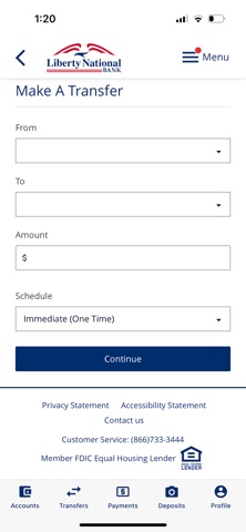 Liberty National Bank screenshot 4