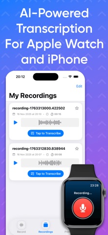 My AI Voice Notes screenshot