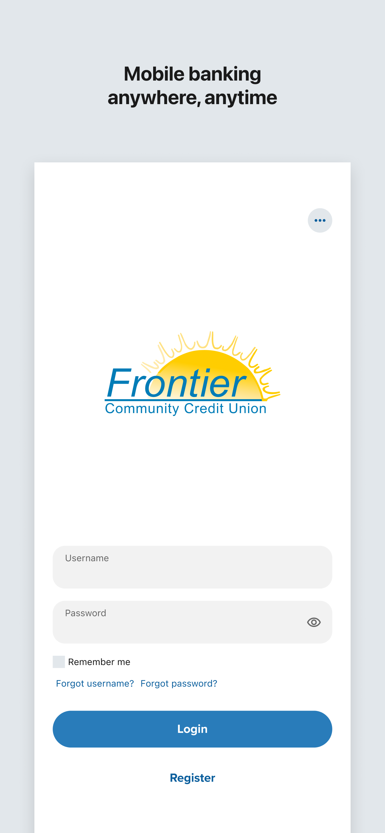 Frontier Community CU Mobile