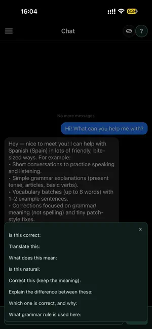 Luma chat screenshot 3