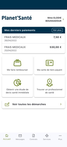 PRODIGÉO Santé app screenshot