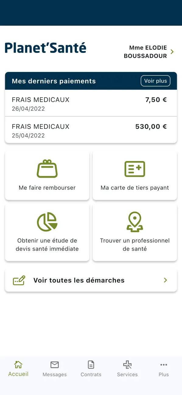 Screenshot #1 pour PRODIGÉO Santé