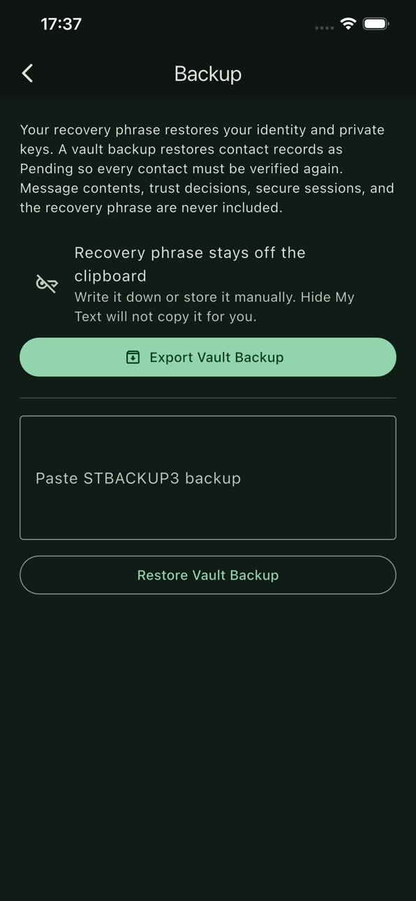 iPhone screenshot